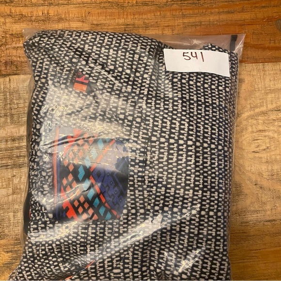 Chic Geometric Patterned Dress - Black and Orange - Picture 12 of 12